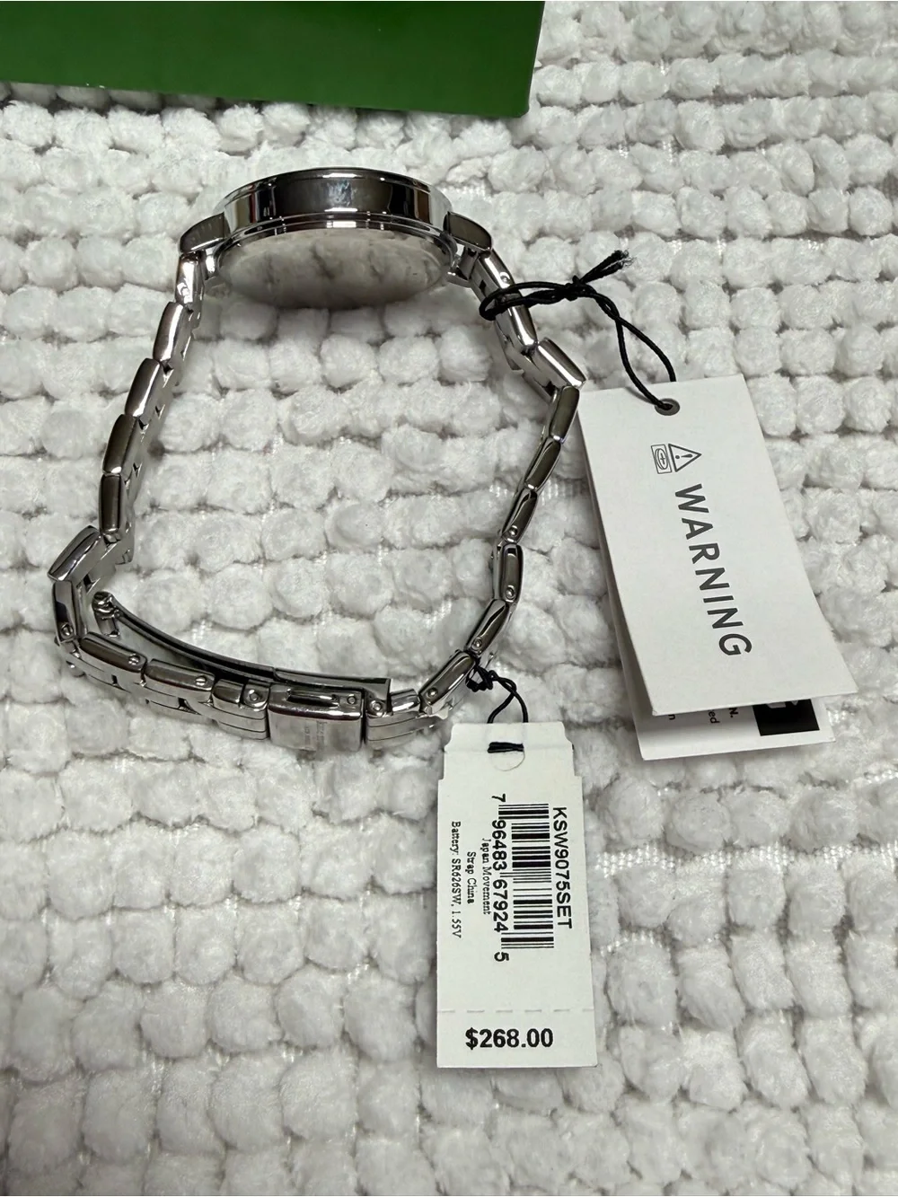Kate Spade NY Metro Three-Hand Quartz Bracelet Watch & Crystal Bracelet Set NWT